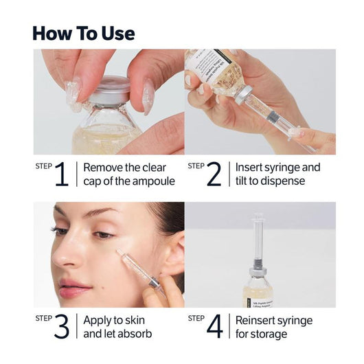 Silk Lifting Peptide Ampoule — Korean "Botox in a Bottle" Face-Lift Serum | 30 Peptides + 18K Gold Collagen Threads + Deep 120Da Collagen | Wrinkle, Nasolabial Fold & Sagging Skin Care | Clinically Tested | 72H Hydration | All Skin Types