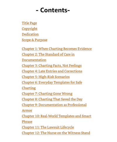 Chart Like a Lawyer: Legal-Proof Documentation for Nurses & NPs
