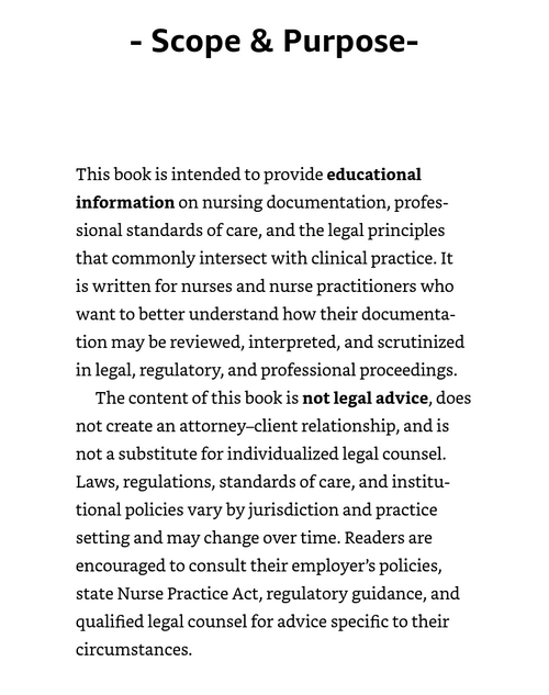 Chart Like a Lawyer: Legal-Proof Documentation for Nurses & NPs
