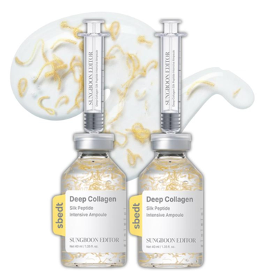 Silk Lifting Peptide Ampoule — Korean "Botox in a Bottle" Face-Lift Serum | 30 Peptides + 18K Gold Collagen Threads + Deep 120Da Collagen | Wrinkle, Nasolabial Fold & Sagging Skin Care | Clinically Tested | 72H Hydration | All Skin Types